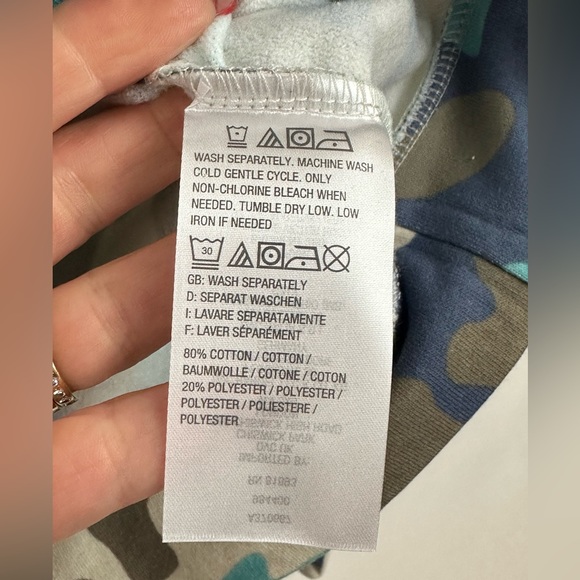 G.I.L.I. Drop Sleeve Crew Neck Long Sleeve Sweatshirt XS - Picture 5 of 5